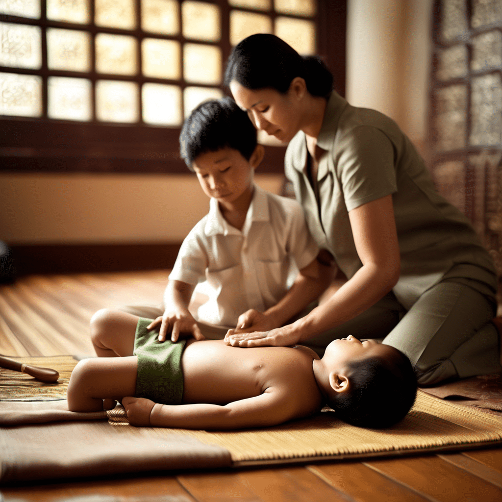 Thai-Massage bei Kindern: wann und wie (mit Sorgfalt)