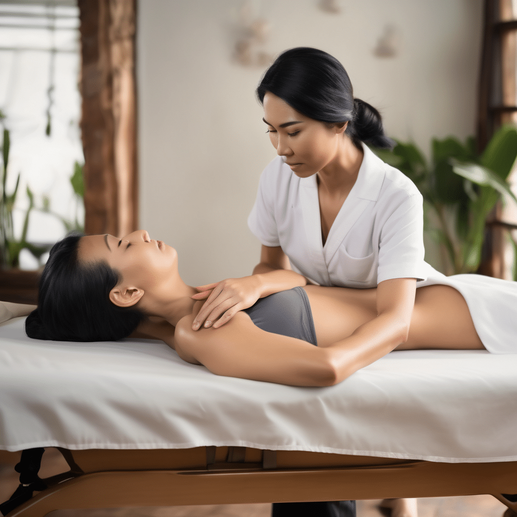 Thai-Massage und Verdauung: sanfte Bauchbehandlung