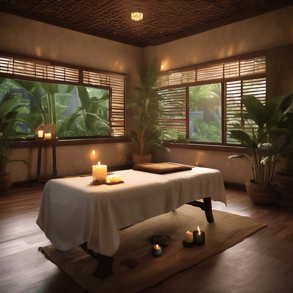 Deinen Raum für Thai-Massage zuhause vorbereiten